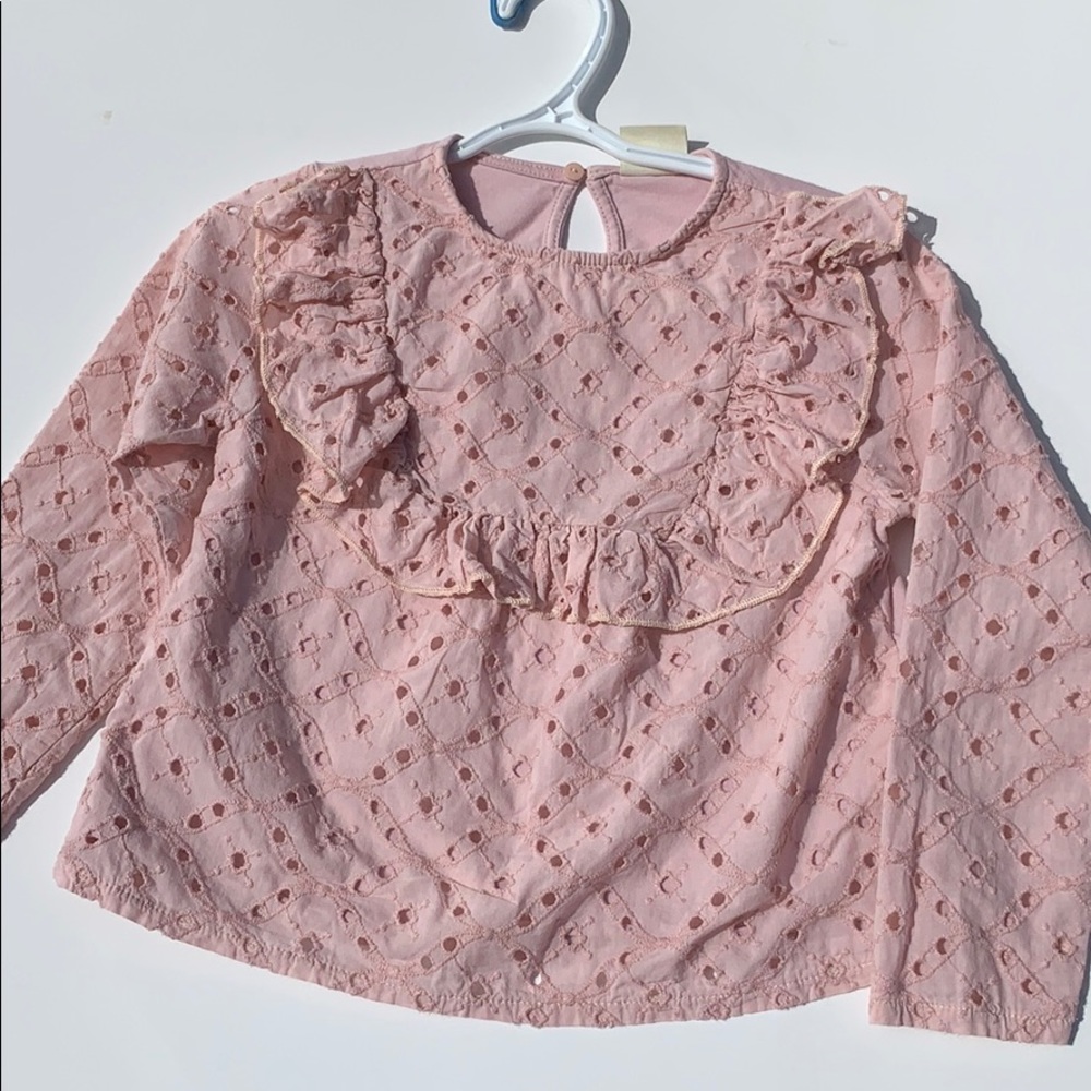 ZARA Kids Ruffled Blouse - Runs small